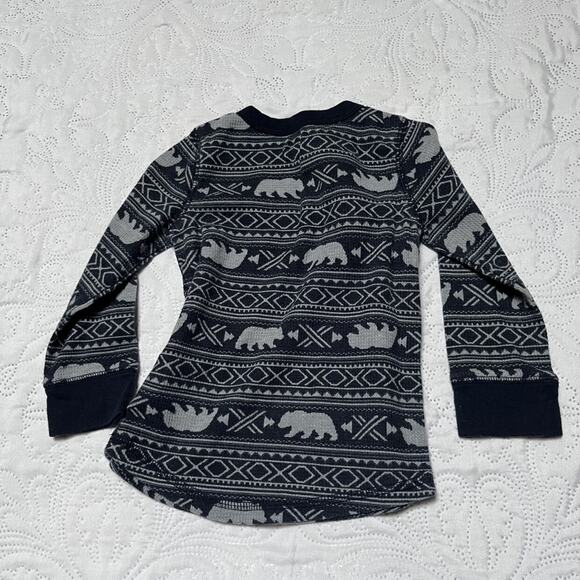 Old Navy Thermal Polar Bear Shirt Size 18-24m - Picture 4 of 4